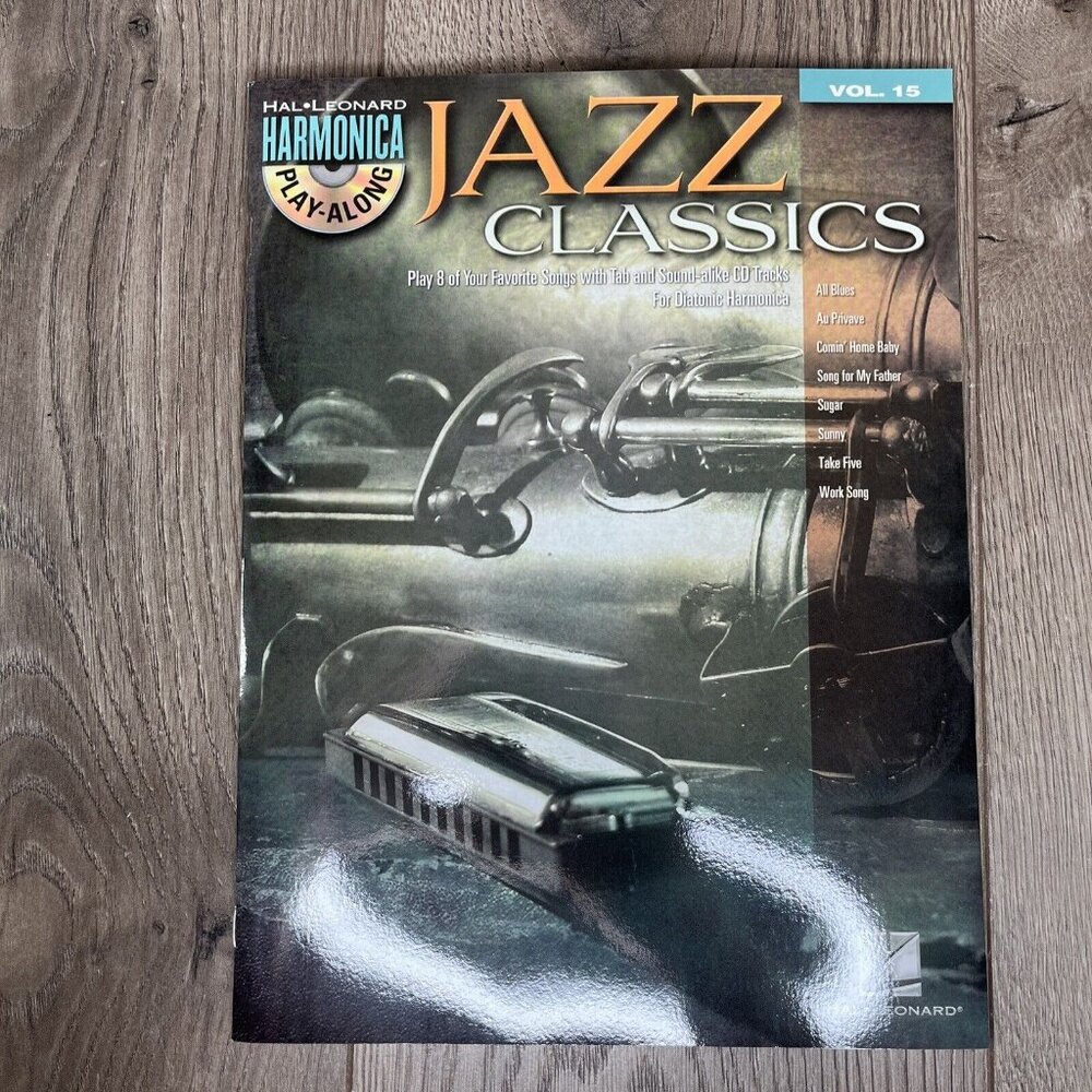 Jazz Classics - Vol. 15 Harmonica Play-Along Book and Sound Alike CD Hal Leonard - Picture 2 of 6